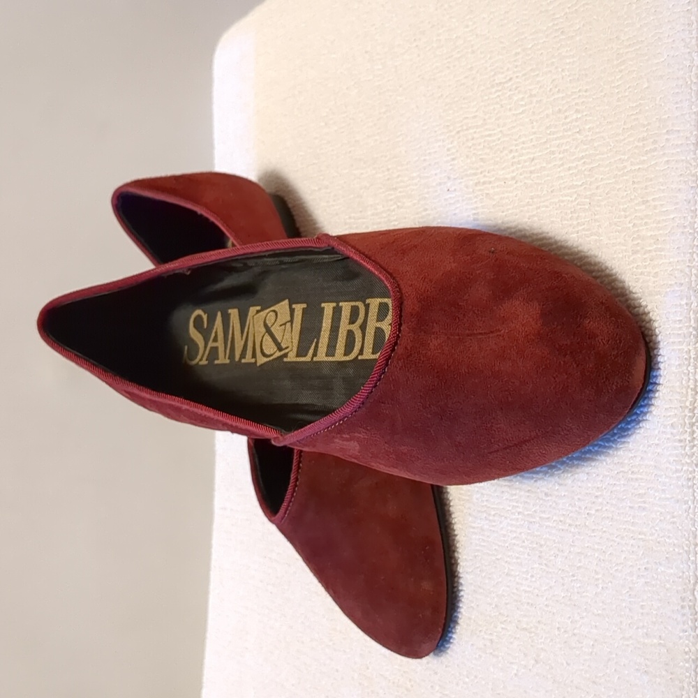 Vintage Sam & Libby Pretty Please Suede Flats